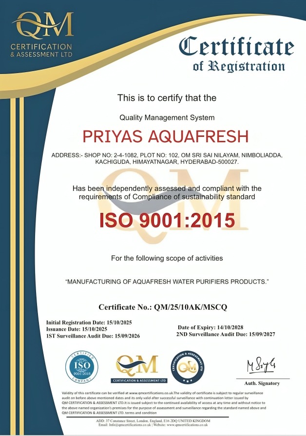 Priya's Aqua Fresh leadership